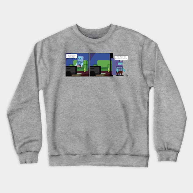 I Should Really Go Outside Crewneck Sweatshirt by JoelSimpsonDesign